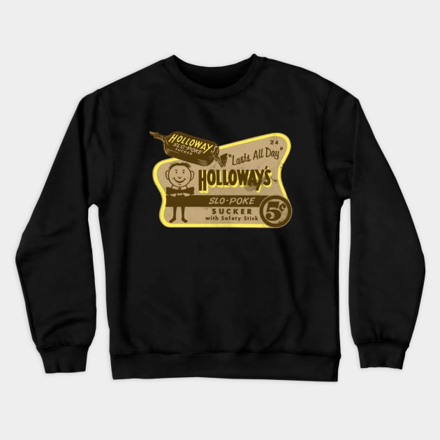 All Day Sucker Crewneck Sweatshirt by flimflamsam